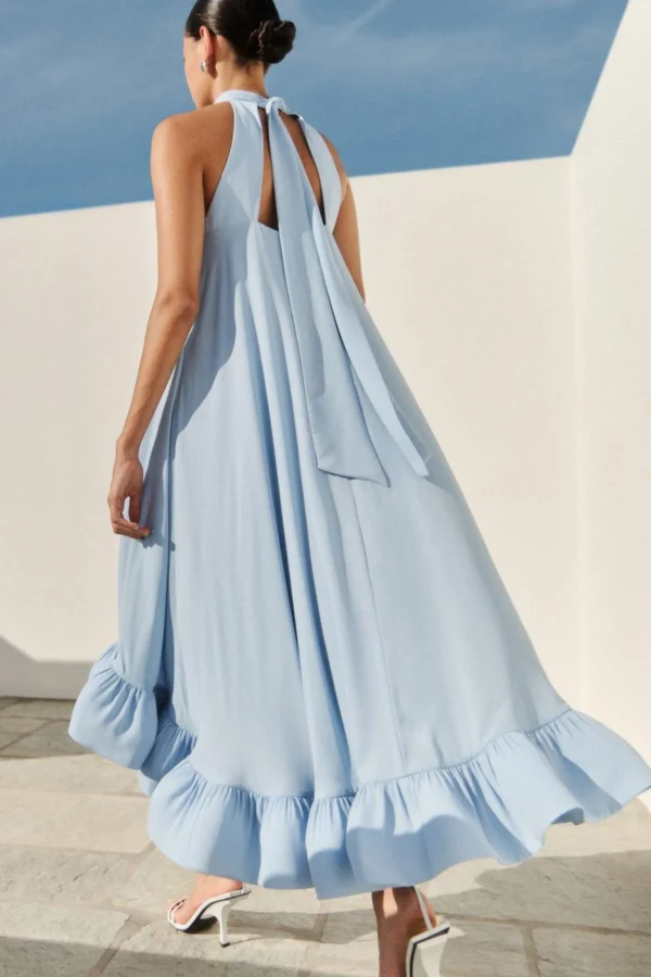 Malina Kleider<Kleid Sabrina in Dusty Blue