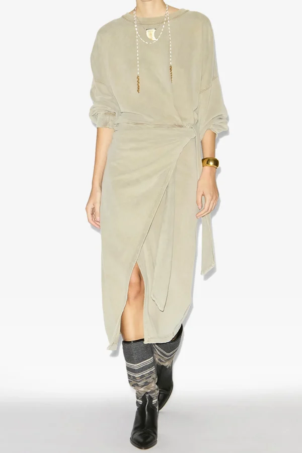 Marant Etoile Kleider<Kleid Sandrina in Light Khaki