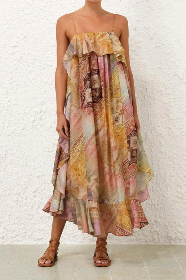 Zimmermann Kleider<Kleid Tallow in Ombre Multi