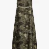 R13 Kleider<Kleid Taped Tank in Olive Floral