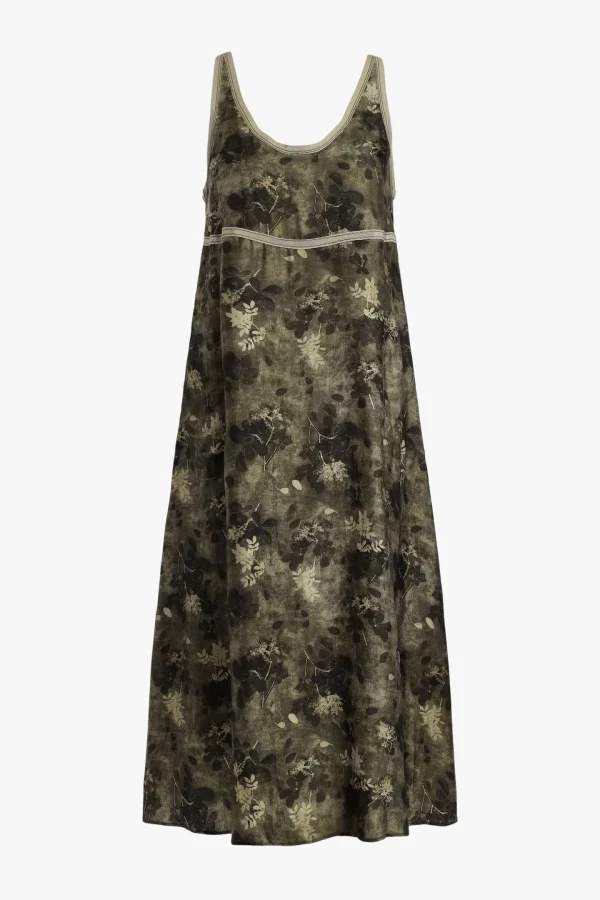 R13 Kleider<Kleid Taped Tank in Olive Floral