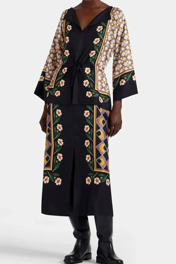 La Double J Kleider<Kleid The Apericena in Schwarz