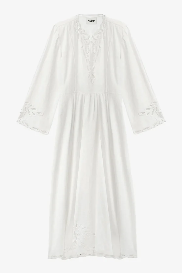 Marant Etoile Kleider<Kleid Tianny in Weiß