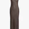 The Rose Ibiza Kleider<Kleid Viso Slip in Braun