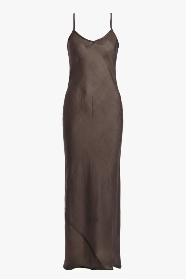 The Rose Ibiza Kleider<Kleid Viso Slip in Braun