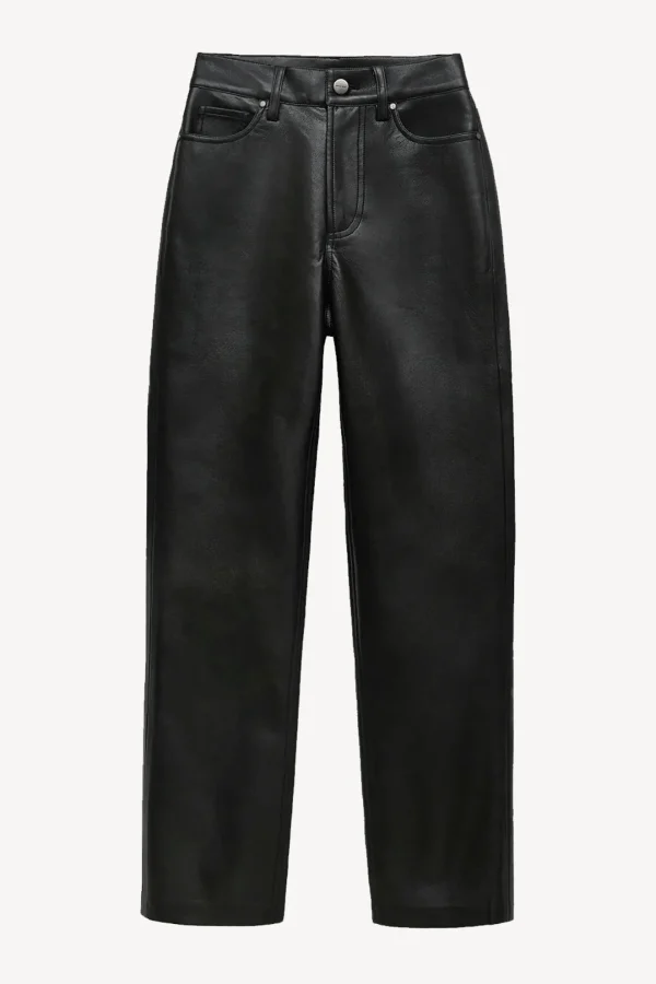 Anine Bing Hosen & Jumpsuits<Lederhose Bruno in Schwarz
