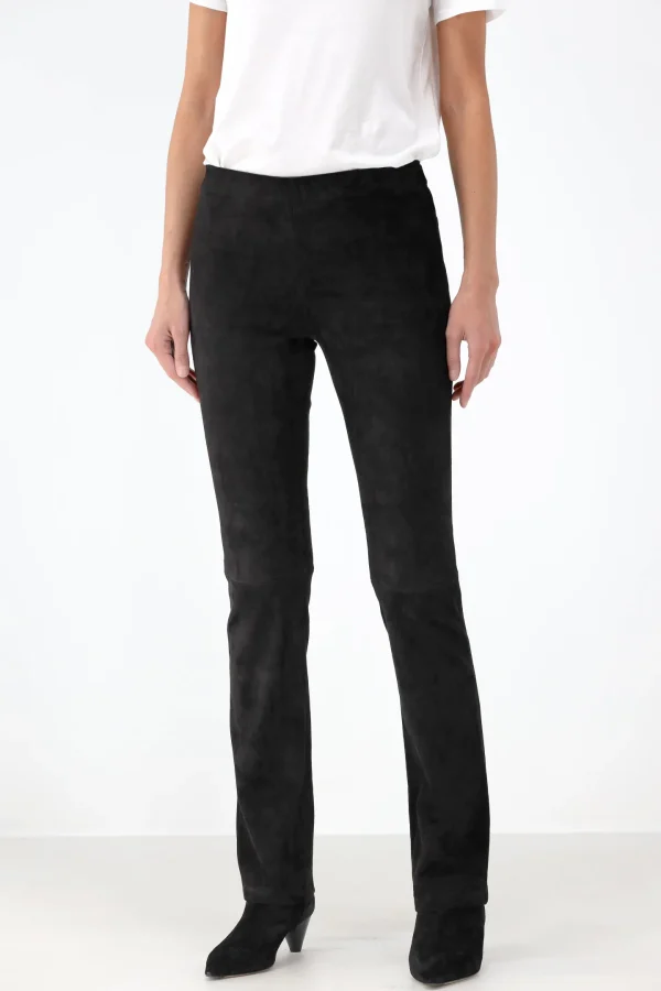 Stouls Hosen & Jumpsuits<Lederhose JP Long in Schwarz