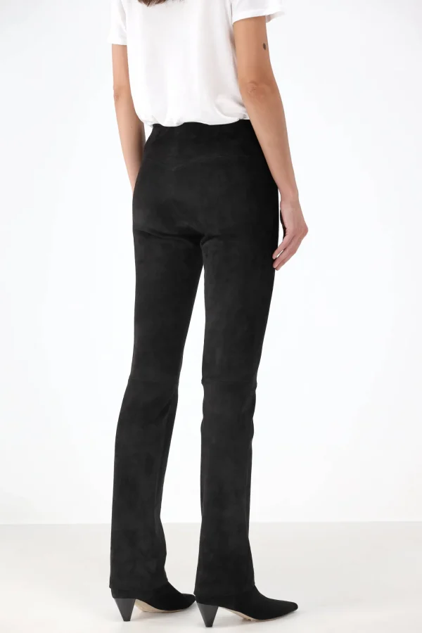 Stouls Hosen & Jumpsuits<Lederhose JP Long in Schwarz