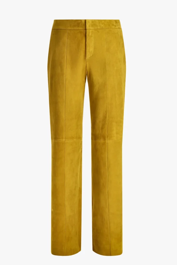 Stouls Hosen & Jumpsuits<Lederhose Massimo in Curry