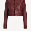 Frame Jacken & Westen<Lederjacke in Syrah Red