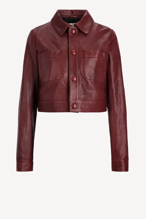 Frame Jacken & Westen<Lederjacke in Syrah Red