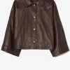 Nili Lotan Jacken & Westen<Lederjacke Ines in Dark Brown