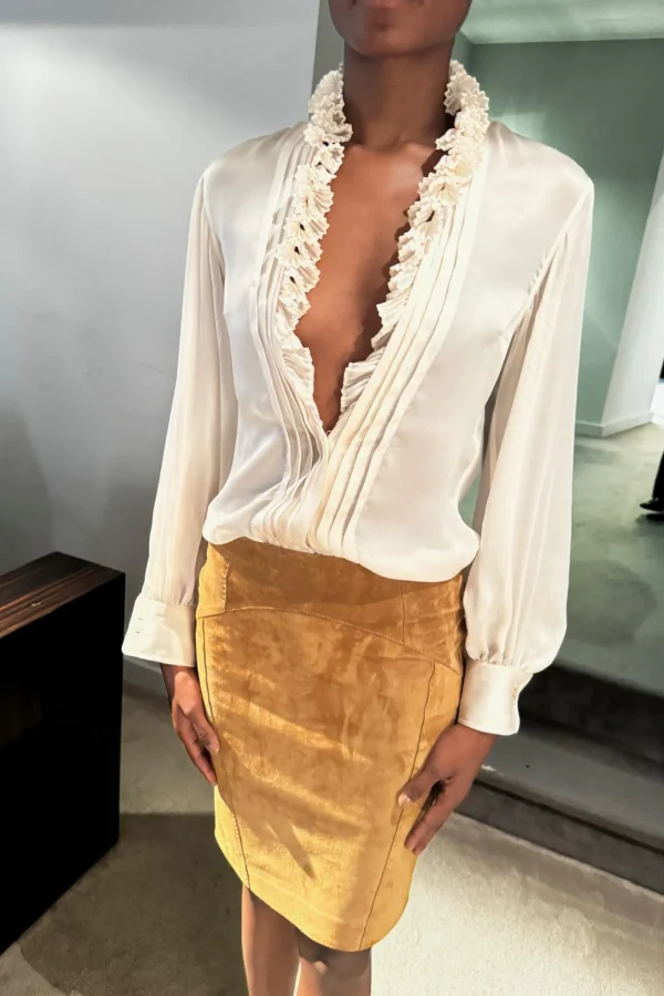 Tom Ford Röcke<Lederrock in Caramel