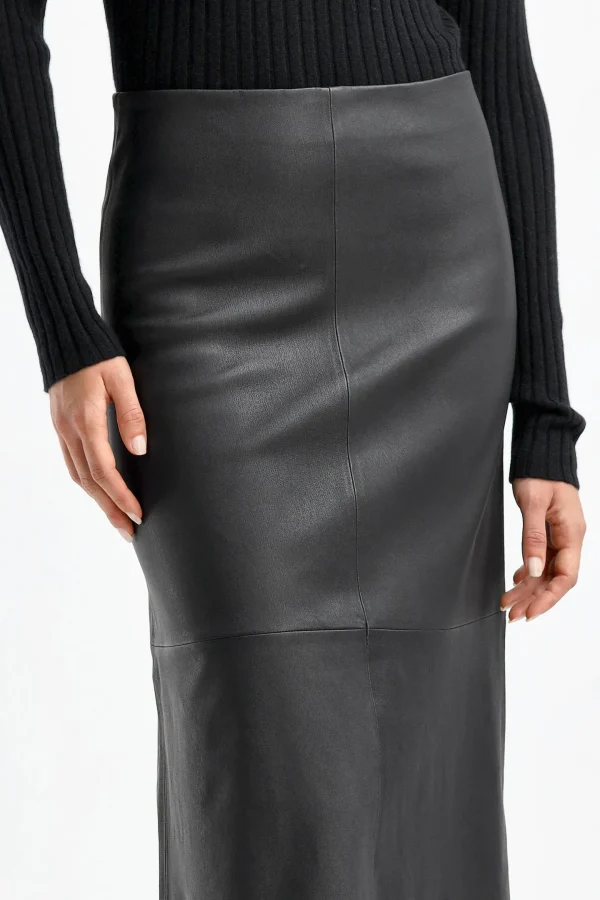 by Malene Birger Röcke<Lederrock Simoas in Schwarz