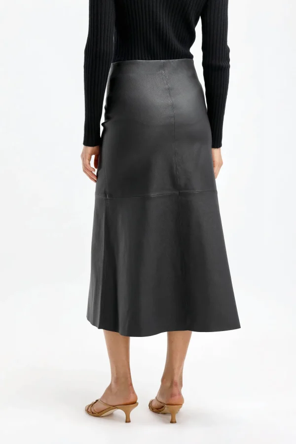 by Malene Birger Röcke<Lederrock Simoas in Schwarz