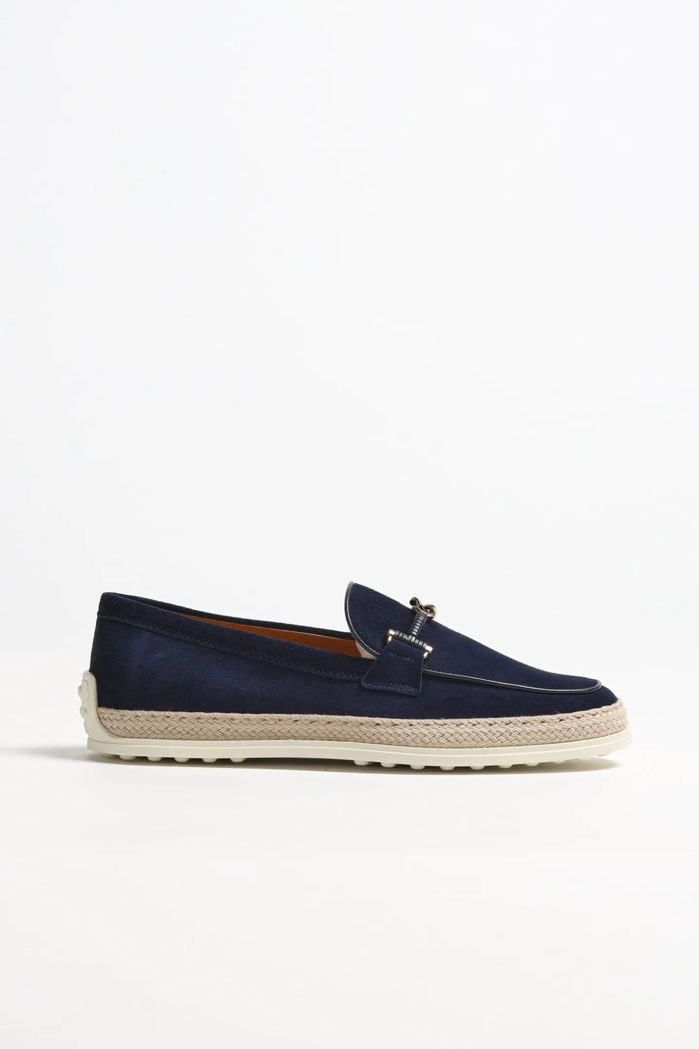 loafer_gomma_raffia_in_bl_0.webp Tod's Loafer & Ballerinas<Loafer Gomma Raffia in Blau