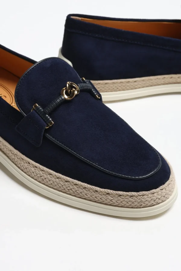 Tod's Loafer & Ballerinas<Loafer Gomma Raffia in Blau