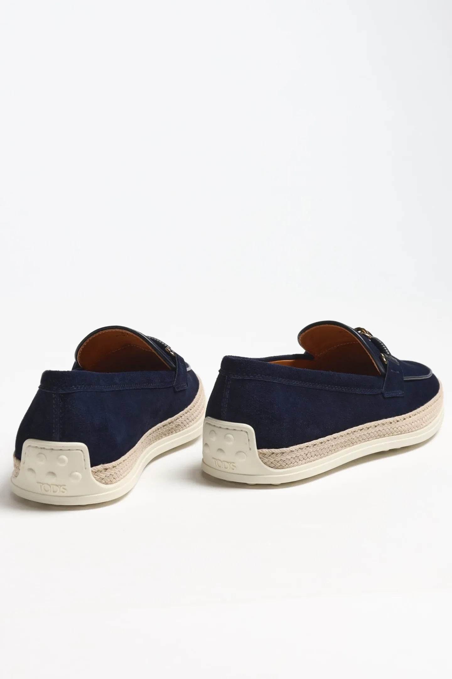 loafer_gomma_raffia_in_bl_3.webp Tod's Loafer & Ballerinas<Loafer Gomma Raffia in Blau