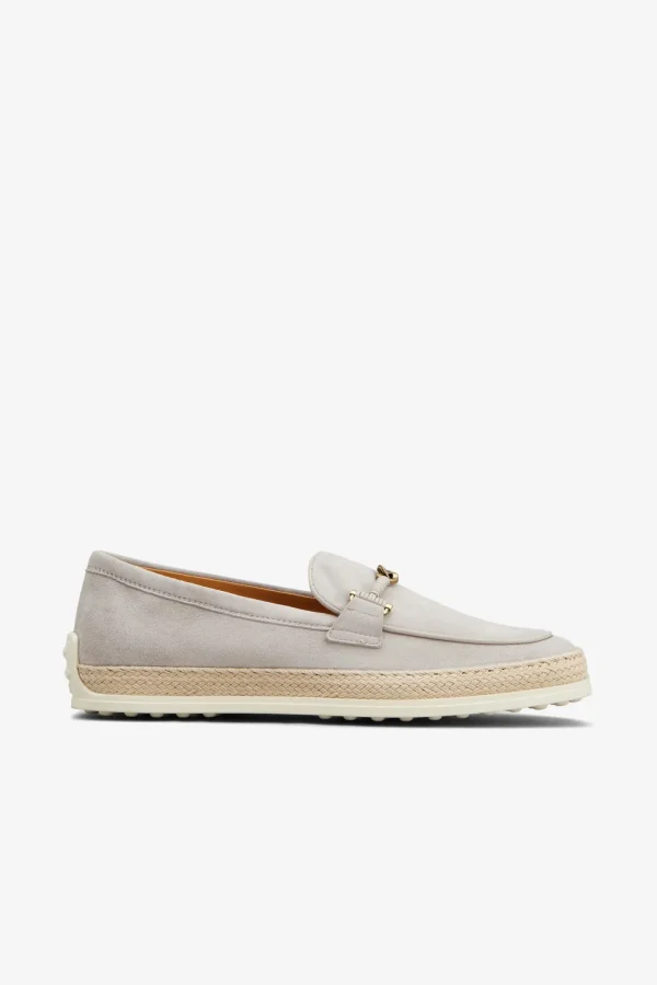 Tod's Loafer & Ballerinas<Loafer Gomma Raffia in Grau