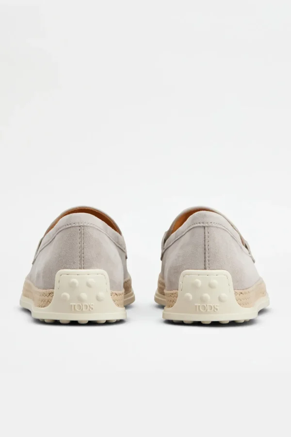 Tod's Loafer & Ballerinas<Loafer Gomma Raffia in Grau