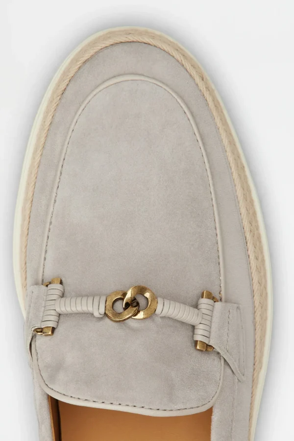 Tod's Loafer & Ballerinas<Loafer Gomma Raffia in Grau