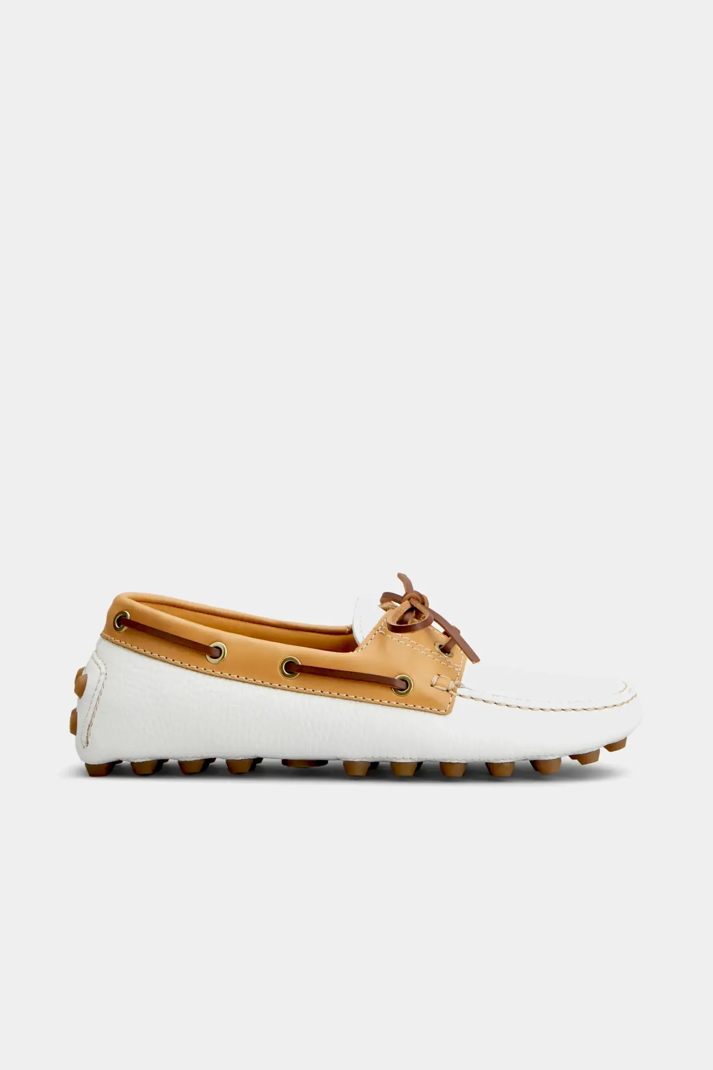 loafer_gomminos_bubble_in_0.webp Tod's Loafer & Ballerinas<Loafer Gomminos Bubble in Weiß/Natur/Braun