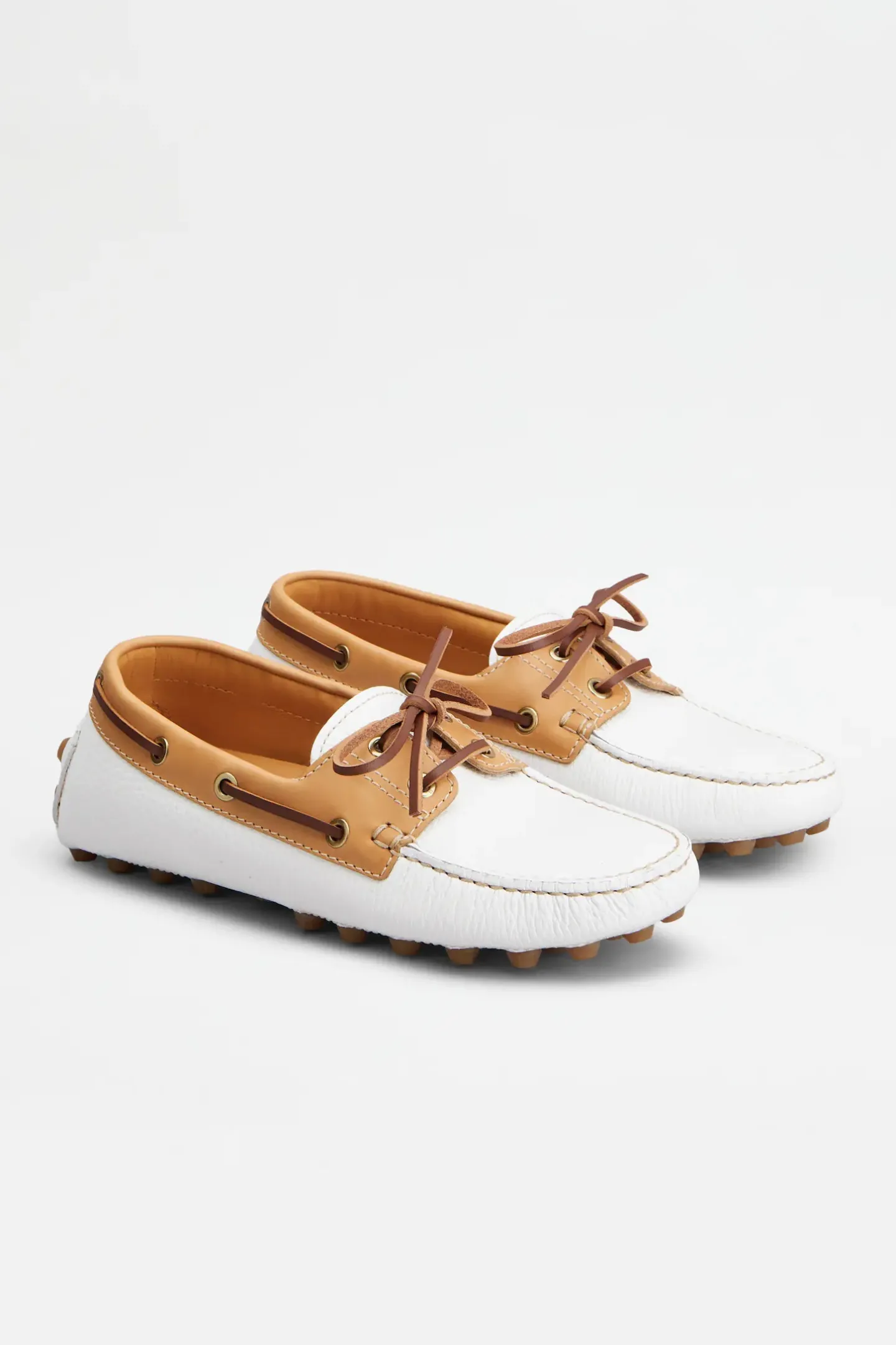 loafer_gomminos_bubble_in_2.webp Tod's Loafer & Ballerinas<Loafer Gomminos Bubble in Weiß/Natur/Braun