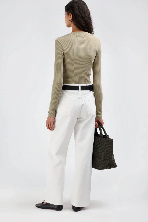 Ladneri Shirts, Tank Tops & Longsleeves<Longsleeve Bandol in Light Olive