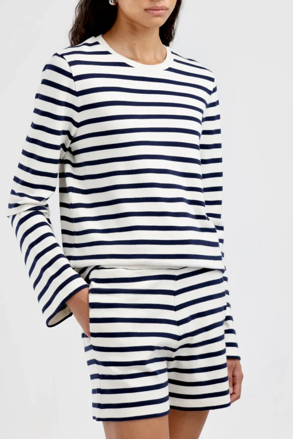 Ladneri Shirts, Tank Tops & Longsleeves<Longsleeve Biarritz in Ivory/Navy