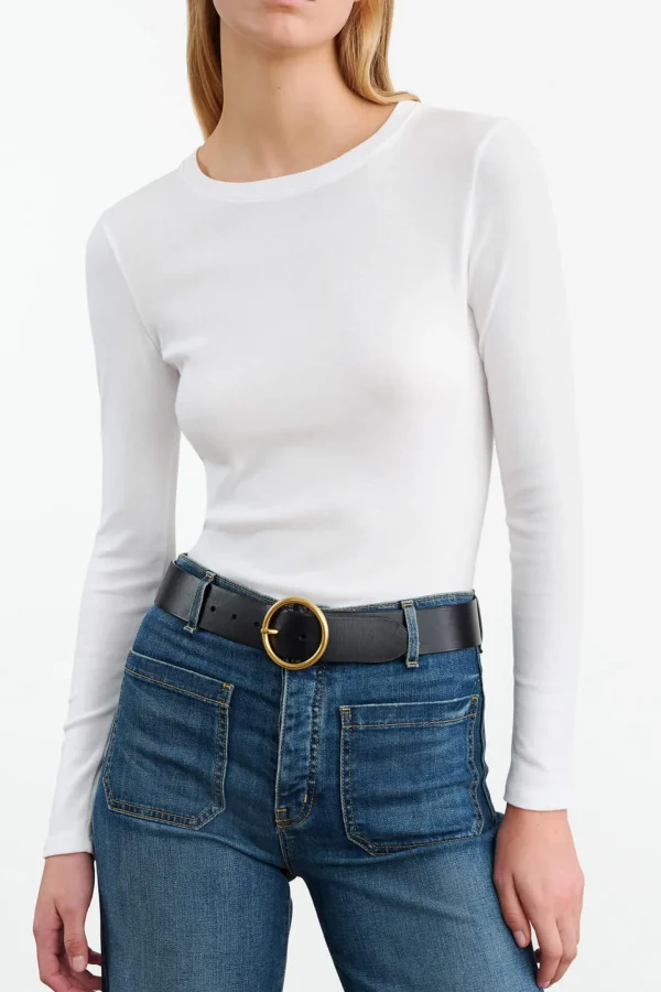Nili Lotan Shirts, Tank Tops & Longsleeves<Longsleeve Emelie in Weiß