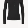 Nili Lotan Shirts, Tank Tops & Longsleeves<Longsleeve Jordan in Jet Black