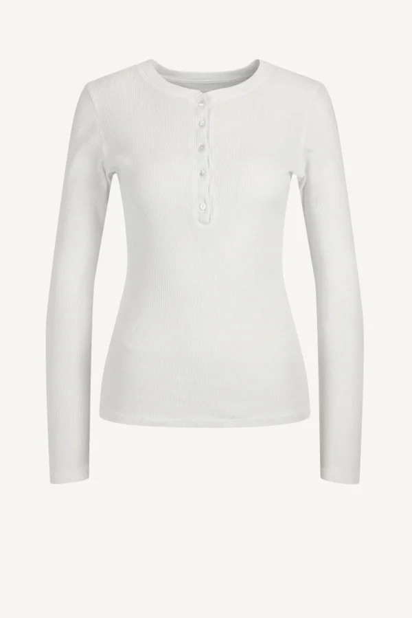 Nili Lotan Shirts, Tank Tops & Longsleeves<Longsleeve Jordan in Weiß