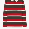 Guest in Residence Shirts, Tank Tops & Longsleeves<Longsleeve Rugby in Chestnut/True Red