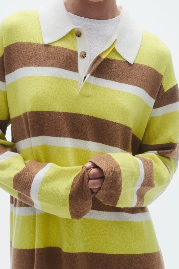 Guest in Residence Shirts, Tank Tops & Longsleeves<Longsleeve Rugby in Lemon/Almond