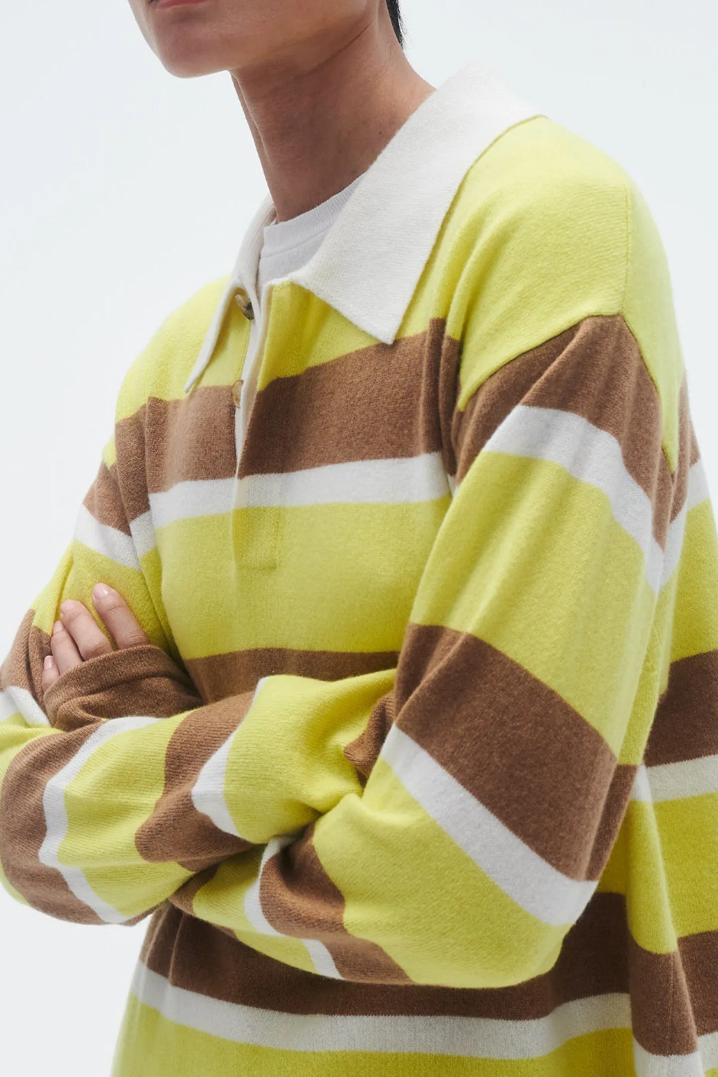 longsleeve_rugby_in_lemon_3.webp Guest in Residence Shirts, Tank Tops & Longsleeves<Longsleeve Rugby in Lemon/Almond