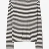 Nili Lotan Shirts, Tank Tops & Longsleeves<Longsleeve Susana in Schwarz/Ivory