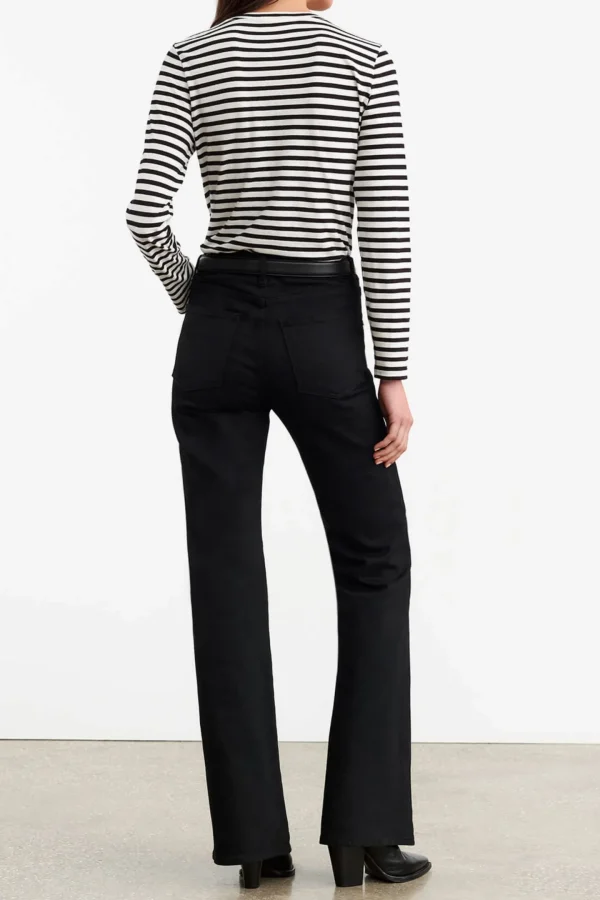 Nili Lotan Shirts, Tank Tops & Longsleeves<Longsleeve Susana in Schwarz/Ivory