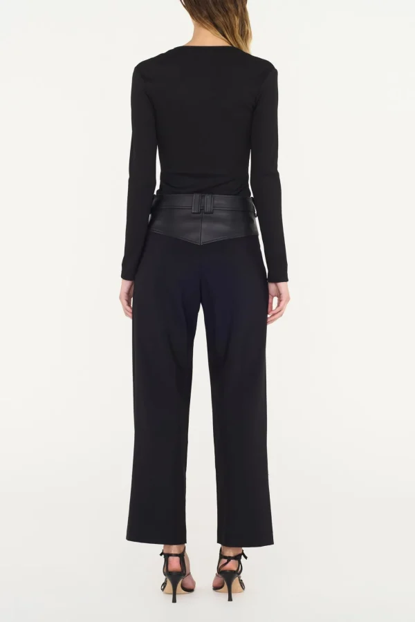 Christopher Esber Blusen & Tops<Longsleeve Trio Stone in Schwarz