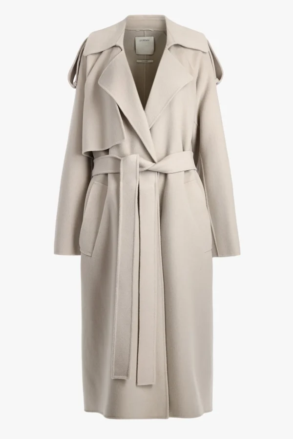 Sportmax Mäntel<Mantel Fiore in Taubengrau