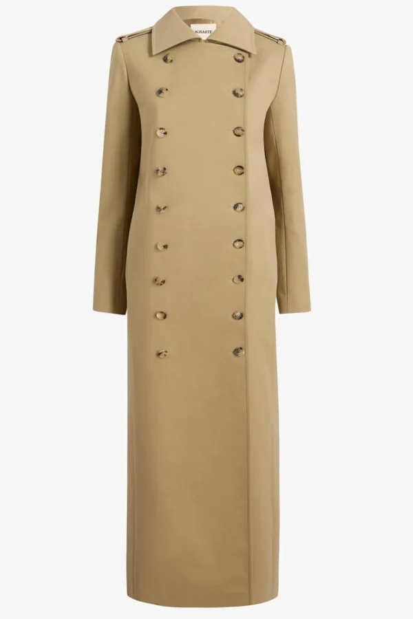 Khaite Mäntel<Mantel Mallory in Khaki