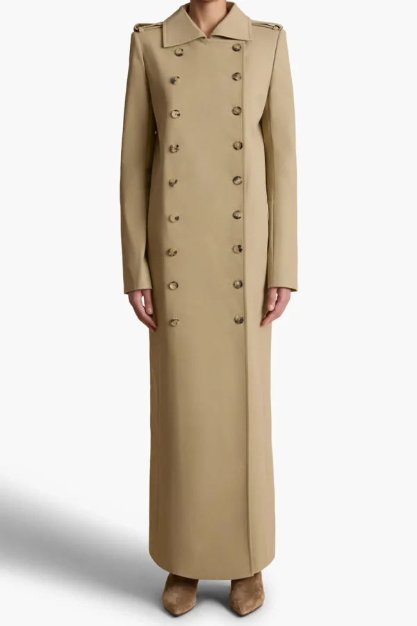 Khaite Mäntel<Mantel Mallory in Khaki