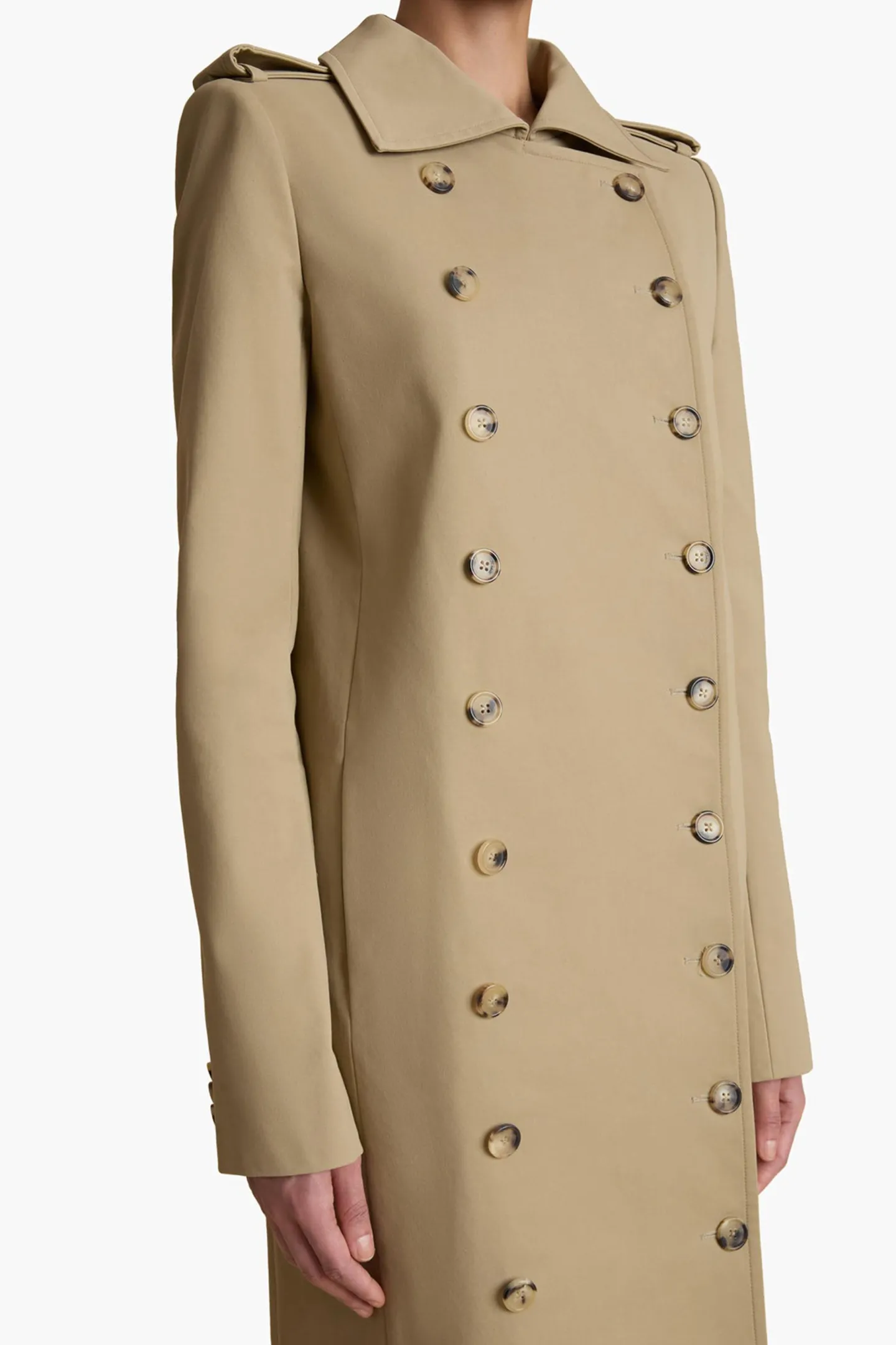 mantel_mallory_in_khaki_2.webp Khaite Mäntel<Mantel Mallory in Khaki