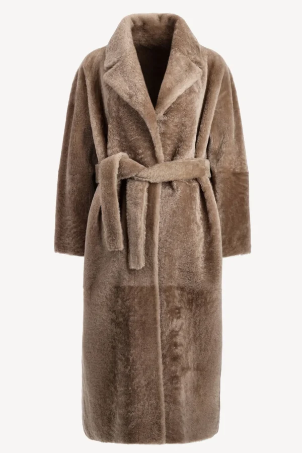 Jadia Mäntel<Mantel Maxi Teddy in Macchiato