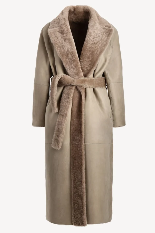 Jadia Mäntel<Mantel Maxi Teddy in Macchiato