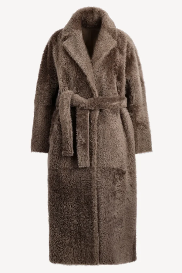 Jadia Mäntel<Mantel Maxi Teddy in Toffee