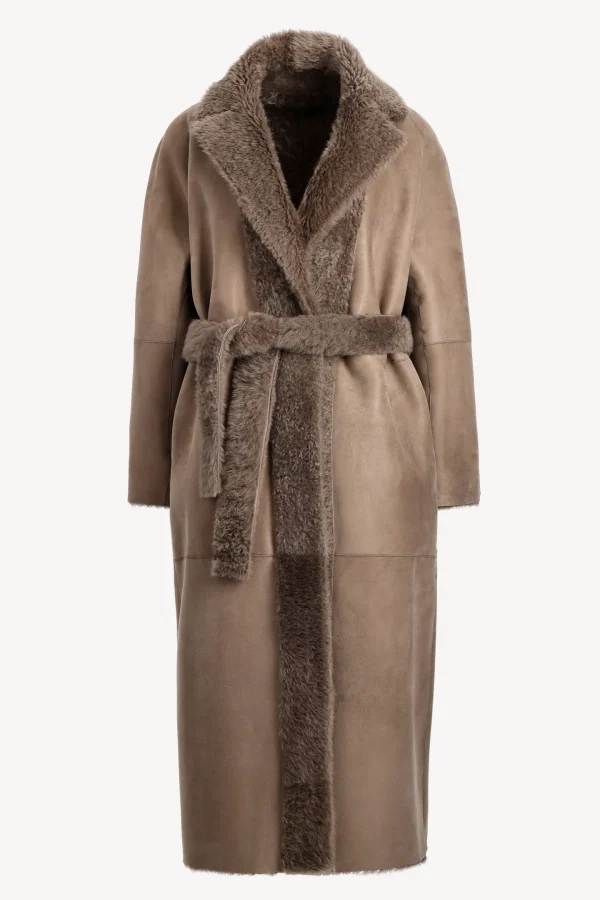 Jadia Mäntel<Mantel Maxi Teddy in Toffee