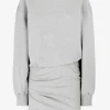 The Attico Kleider<Minikleid in Grey Melange