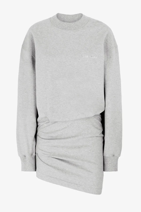 The Attico Kleider<Minikleid in Grey Melange