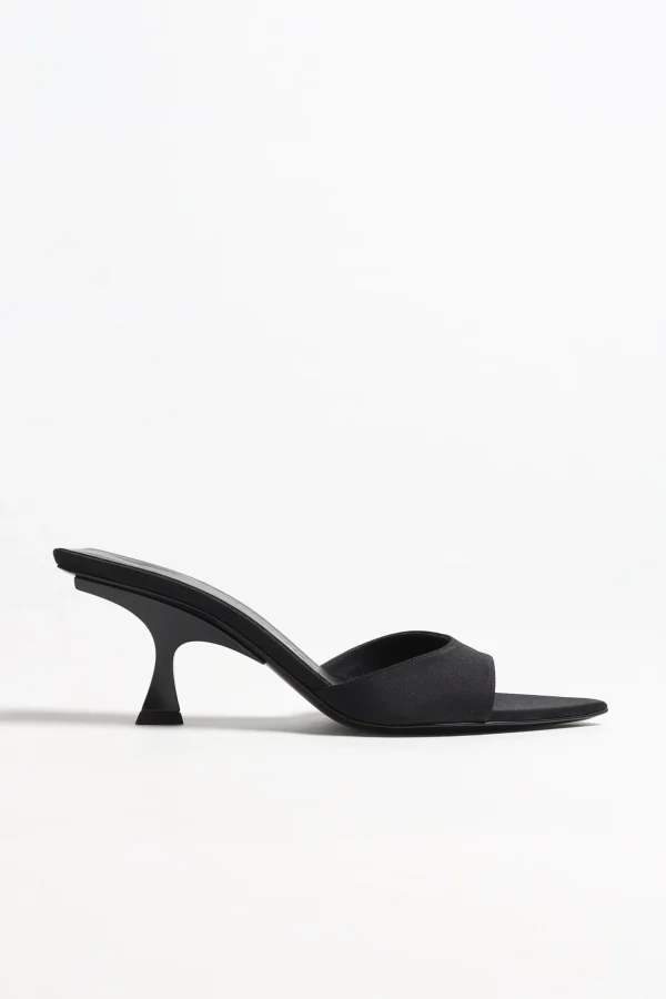 The Attico Heels<Mules Bes in Schwarz