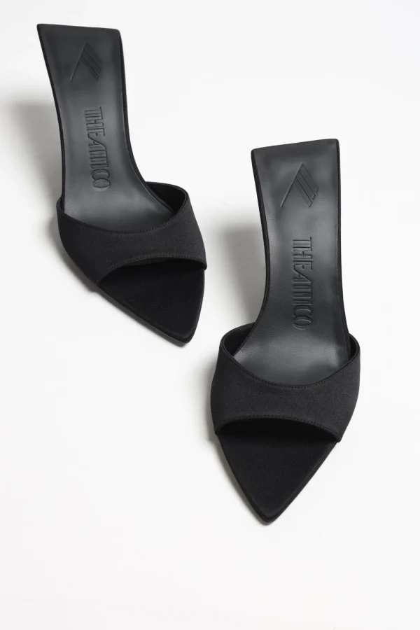 The Attico Heels<Mules Bes in Schwarz